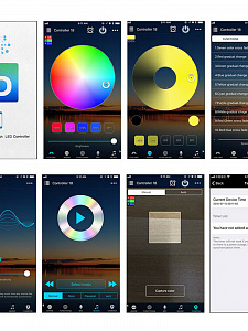 Огонек OG-LDL34 LED контроллер DC 5-24В (Bluetooth, CNW, 4PIN)